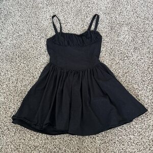 Zara Black Sleeveless Sundress for Cocktail Nights